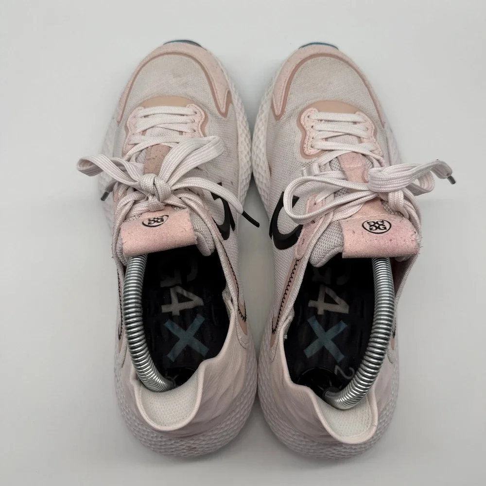 G/FORE MG4X2 Golf Cross Trainer SNO White Pink G4MF21EF40 Spikeless Mens 9.5